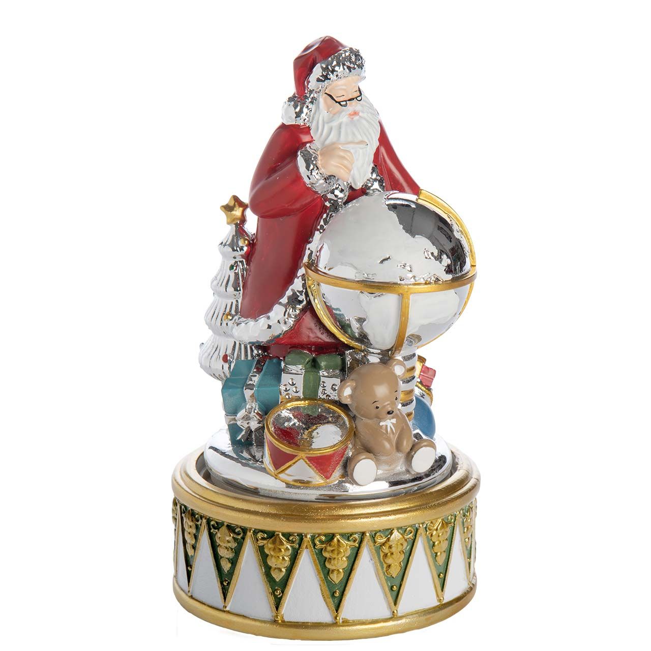 CARILLON BABBO NATALE CON MAPPAMONDO